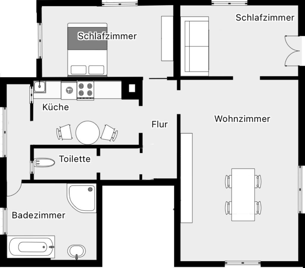 Appartamento Zwergdackeladlerhirsch Beuron Esterno foto